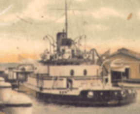 A picture of what the hmas cerberus looked like when first launched.